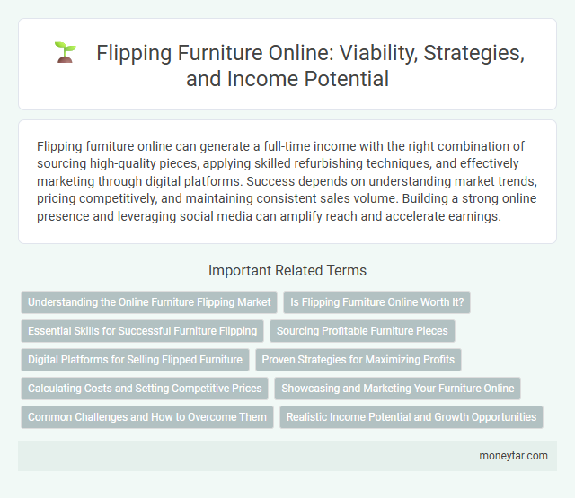 Flipping Furniture Online: Viability, Strategies, and Income Potential