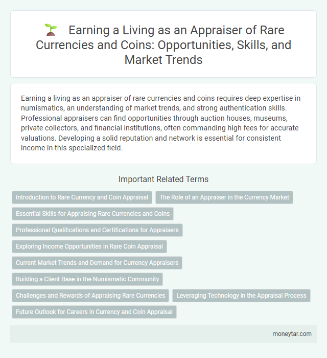 Earning a Living as an Appraiser of Rare Currencies and Coins: Opportunities, Skills, and Market Trends