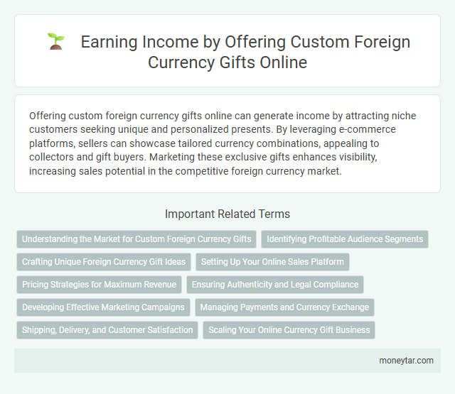 Earning Income by Offering Custom Foreign Currency Gifts Online