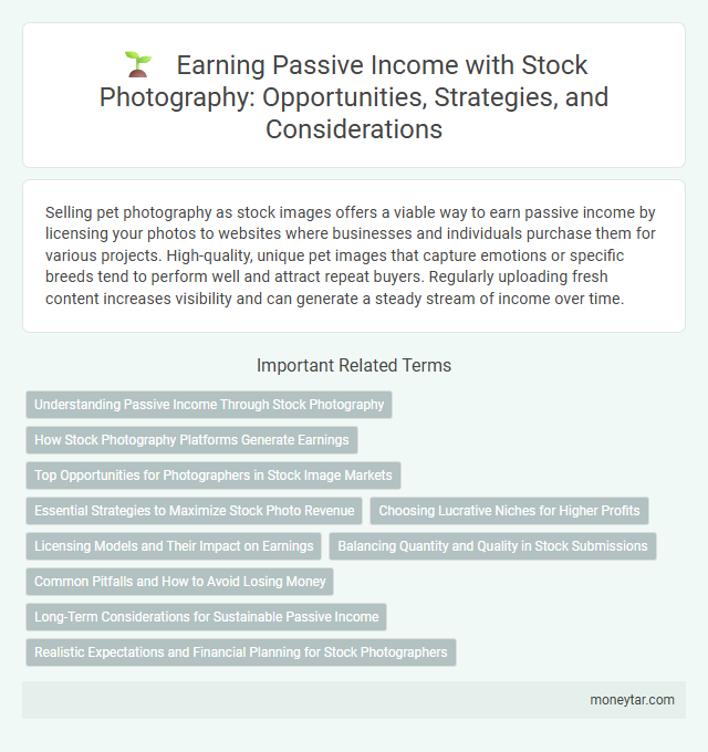 Earning Passive Income with Stock Photography: Opportunities, Strategies, and Considerations