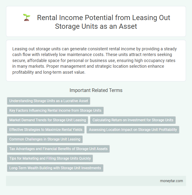 Rental Income Potential from Leasing Out Storage Units as an Asset