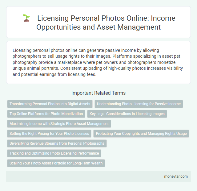 Licensing Personal Photos Online: Income Opportunities and Asset Management