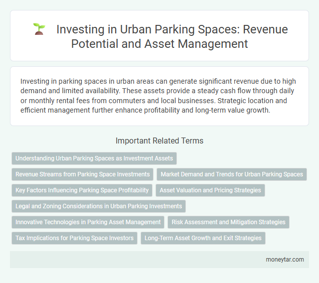 Investing in Urban Parking Spaces: Revenue Potential and Asset Management