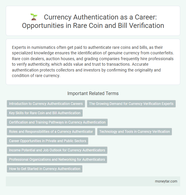 Currency Authentication as a Career: Opportunities in Rare Coin and Bill Verification