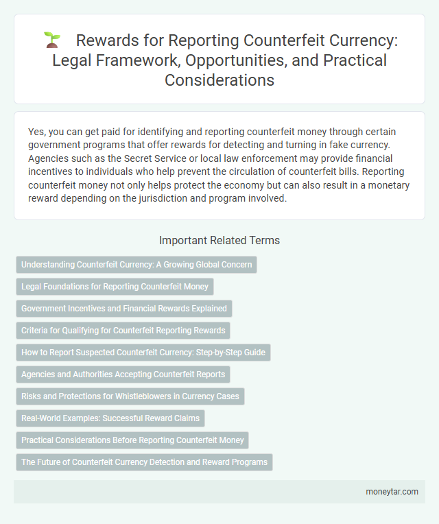 Rewards for Reporting Counterfeit Currency: Legal Framework, Opportunities, and Practical Considerations