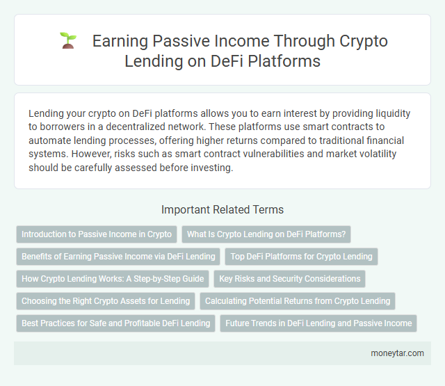Earning Passive Income Through Crypto Lending on DeFi Platforms