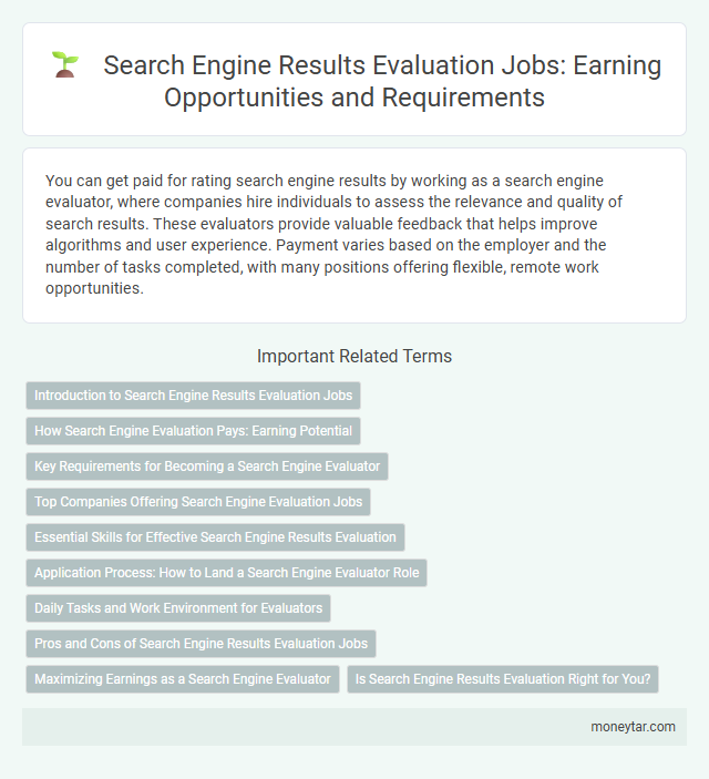 Search Engine Results Evaluation Jobs: Earning Opportunities and Requirements