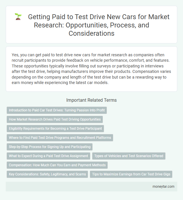 Getting Paid to Test Drive New Cars for Market Research: Opportunities, Process, and Considerations