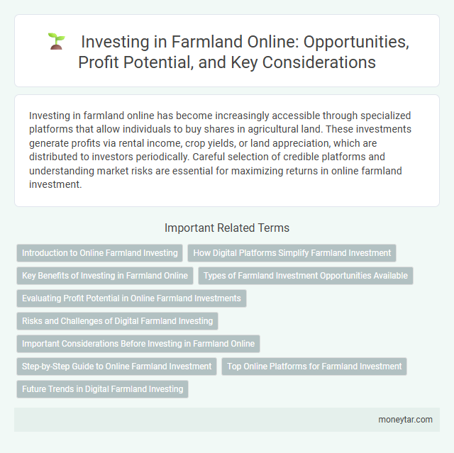 Investing in Farmland Online: Opportunities, Profit Potential, and Key Considerations