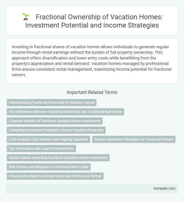 Fractional Ownership of Vacation Homes: Investment Potential and Income Strategies
