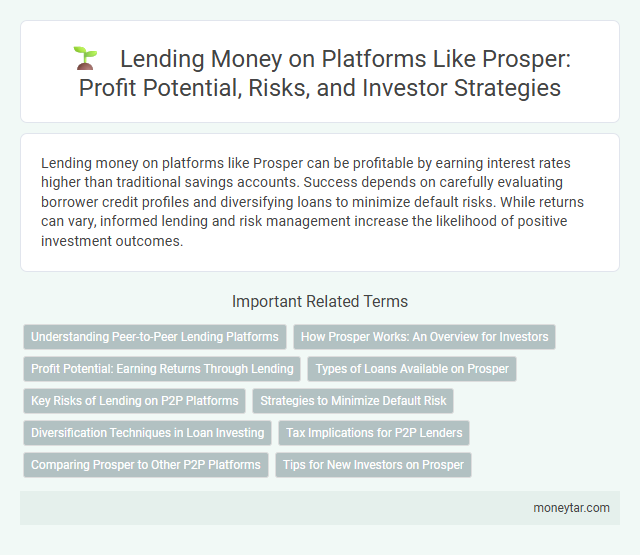 Lending Money on Platforms Like Prosper: Profit Potential, Risks, and Investor Strategies