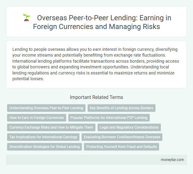 Overseas Peer-to-Peer Lending: Earning in Foreign Currencies and Managing Risks