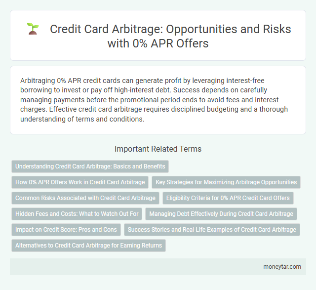 Credit Card Arbitrage: Opportunities and Risks with 0% APR Offers
