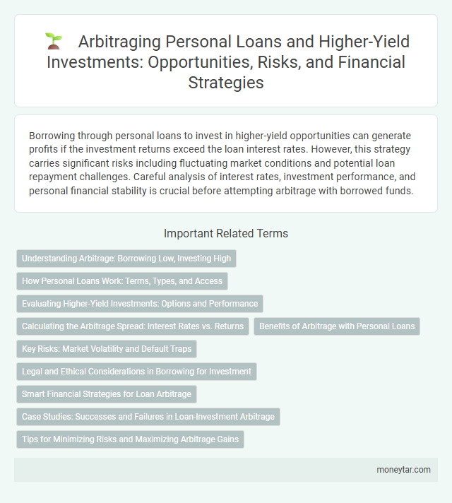 Arbitraging Personal Loans and Higher-Yield Investments: Opportunities, Risks, and Financial Strategies
