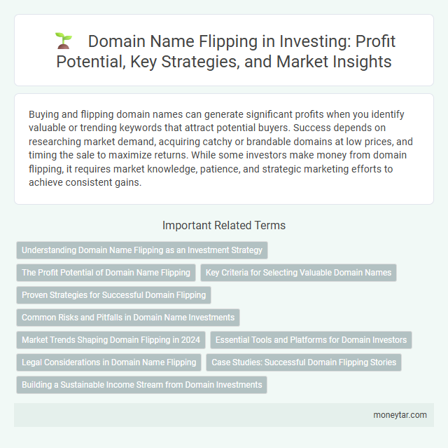 Domain Name Flipping in Investing: Profit Potential, Key Strategies, and Market Insights