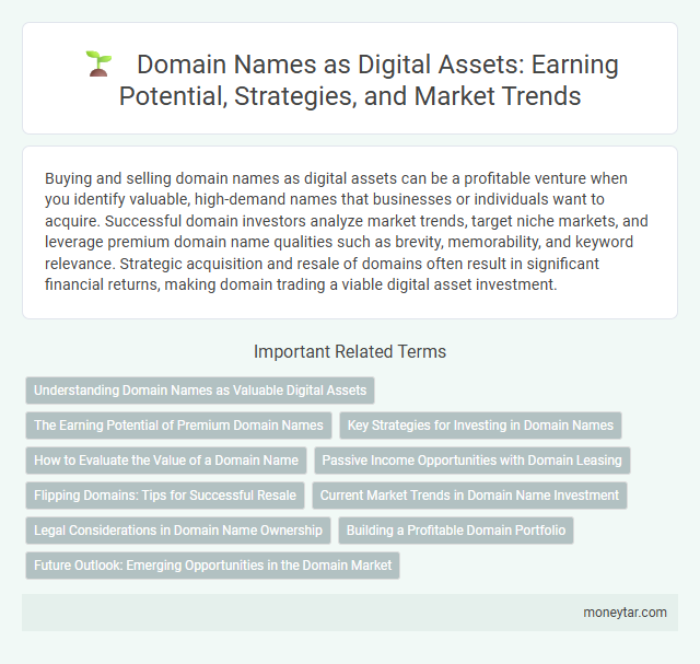 Domain Names as Digital Assets: Earning Potential, Strategies, and Market Trends
