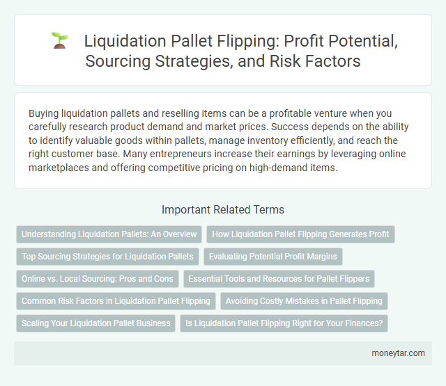 Liquidation Pallet Flipping: Profit Potential, Sourcing Strategies, and Risk Factors