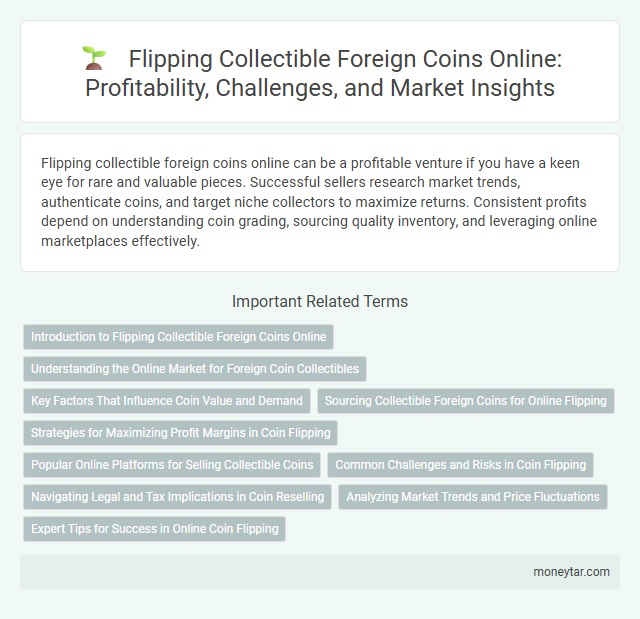 Flipping Collectible Foreign Coins Online: Profitability, Challenges, and Market Insights