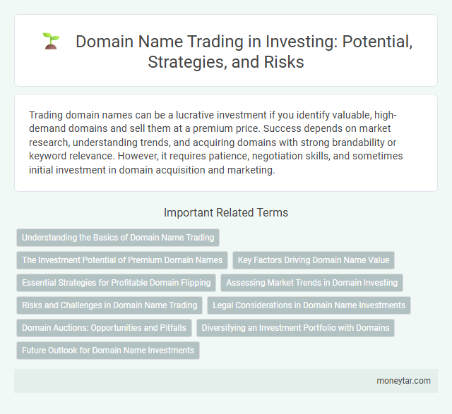 Domain Name Trading in Investing: Potential, Strategies, and Risks
