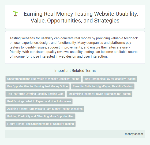 Earning Real Money Testing Website Usability: Value, Opportunities, and Strategies