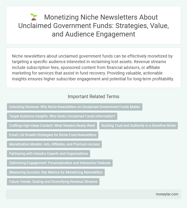 Monetizing Niche Newsletters About Unclaimed Government Funds: Strategies, Value, and Audience Engagement