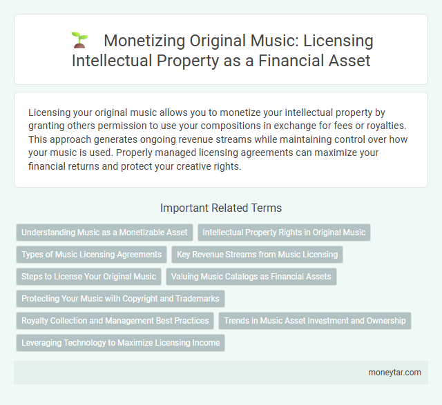 Monetizing Original Music: Licensing Intellectual Property as a Financial Asset