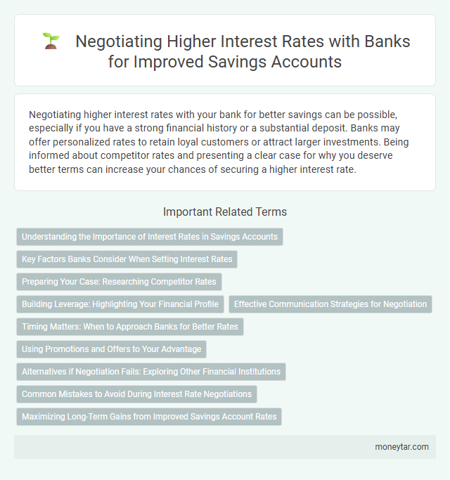 Negotiating Higher Interest Rates with Banks for Improved Savings Accounts