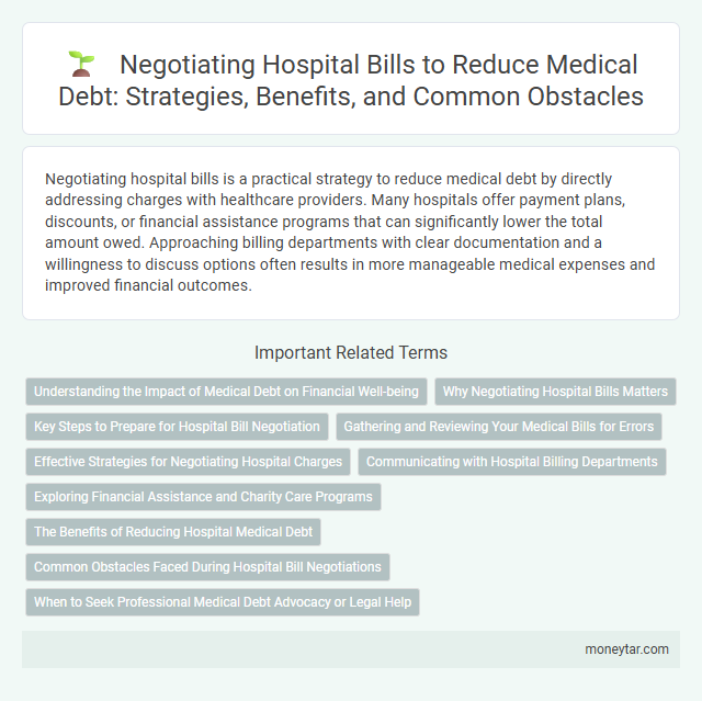 Negotiating Hospital Bills to Reduce Medical Debt: Strategies, Benefits, and Common Obstacles