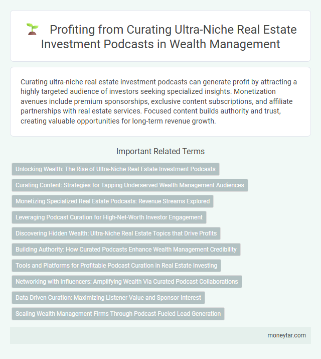 Profiting from Curating Ultra-Niche Real Estate Investment Podcasts in Wealth Management