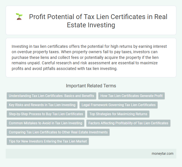 Profit Potential of Tax Lien Certificates in Real Estate Investing