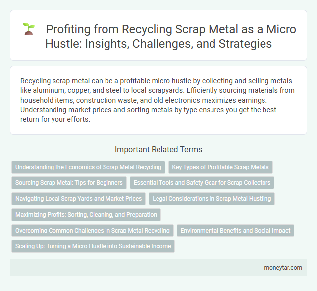 Profiting from Recycling Scrap Metal as a Micro Hustle: Insights, Challenges, and Strategies