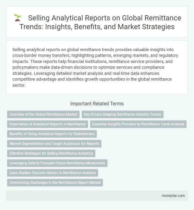 Selling Analytical Reports on Global Remittance Trends: Insights, Benefits, and Market Strategies