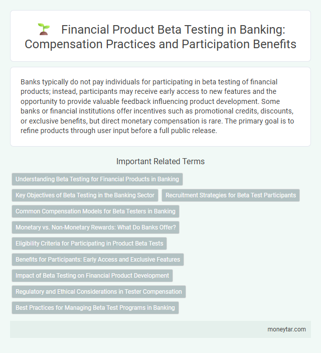Financial Product Beta Testing in Banking: Compensation Practices and Participation Benefits