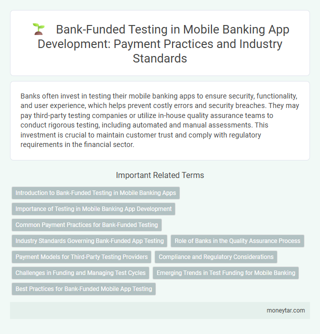Bank-Funded Testing in Mobile Banking App Development: Payment Practices and Industry Standards