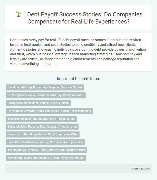Debt Payoff Success Stories: Do Companies Compensate for Real-Life Experiences?