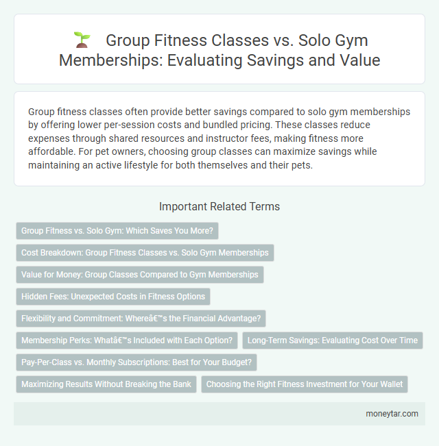 Group Fitness Classes vs. Solo Gym Memberships: Evaluating Savings and Value