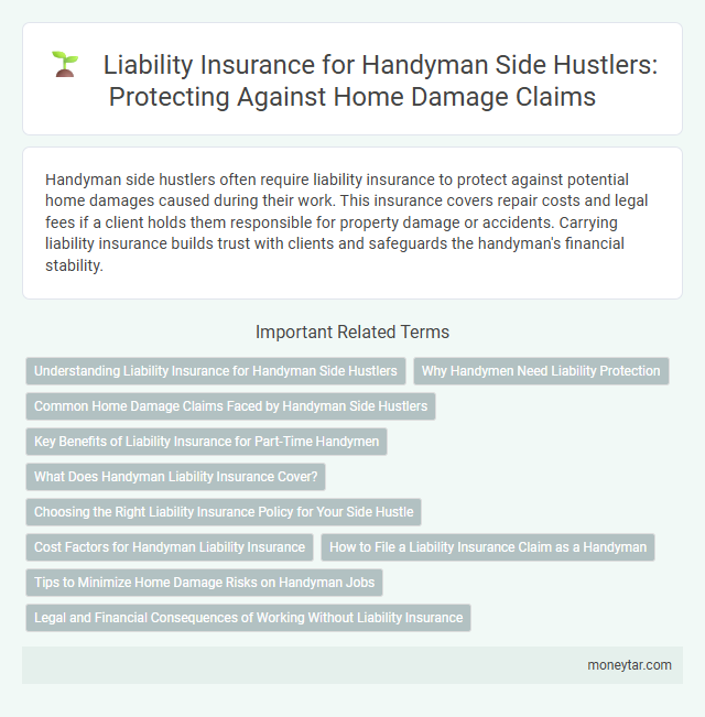 Liability Insurance for Handyman Side Hustlers: Protecting Against Home Damage Claims