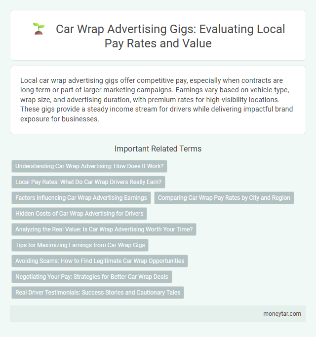 Car Wrap Advertising Gigs: Evaluating Local Pay Rates and Value