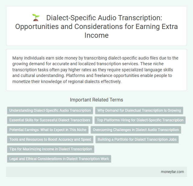Dialect-Specific Audio Transcription: Opportunities and Considerations for Earning Extra Income