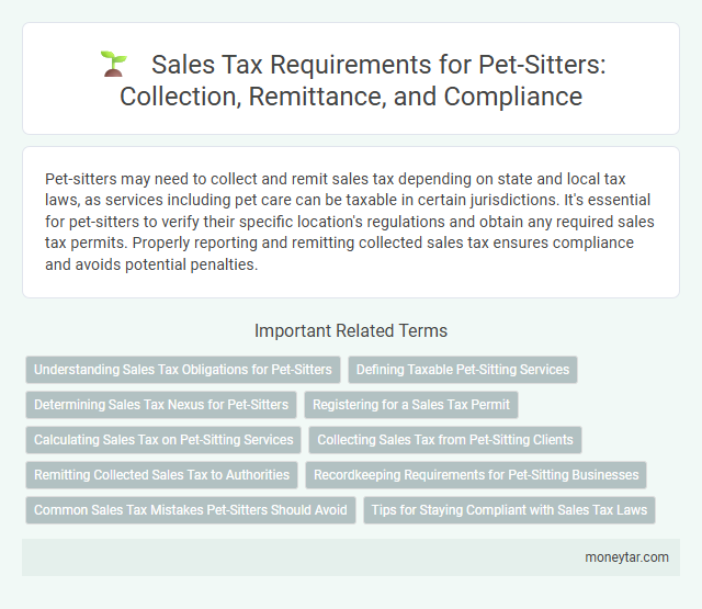 Sales Tax Requirements for Pet-Sitters: Collection, Remittance, and Compliance