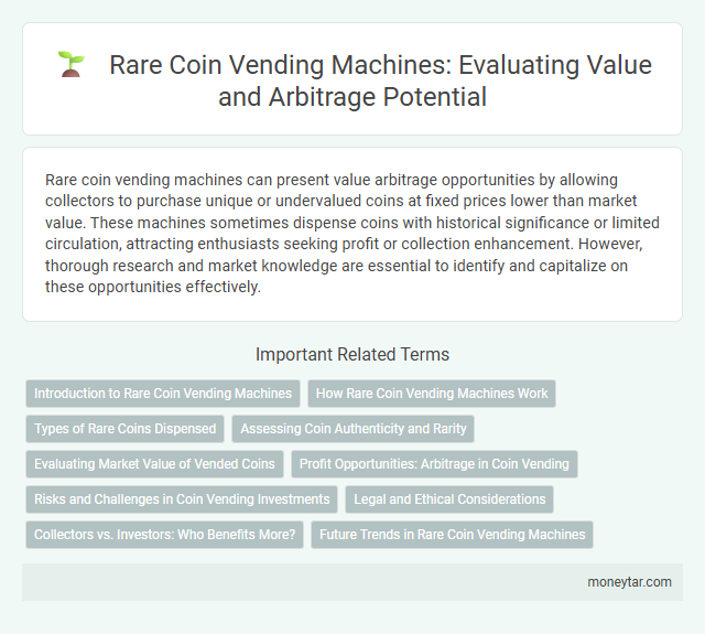 Rare Coin Vending Machines: Evaluating Value and Arbitrage Potential
