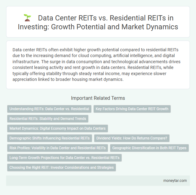 Data Center REITs vs. Residential REITs in Investing: Growth Potential and Market Dynamics