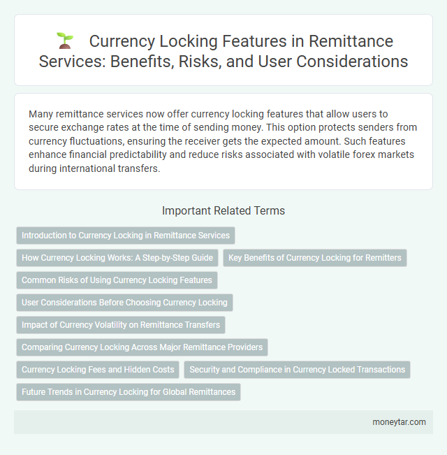Currency Locking Features in Remittance Services: Benefits, Risks, and User Considerations