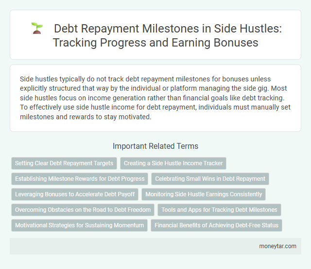 Debt Repayment Milestones in Side Hustles: Tracking Progress and Earning Bonuses