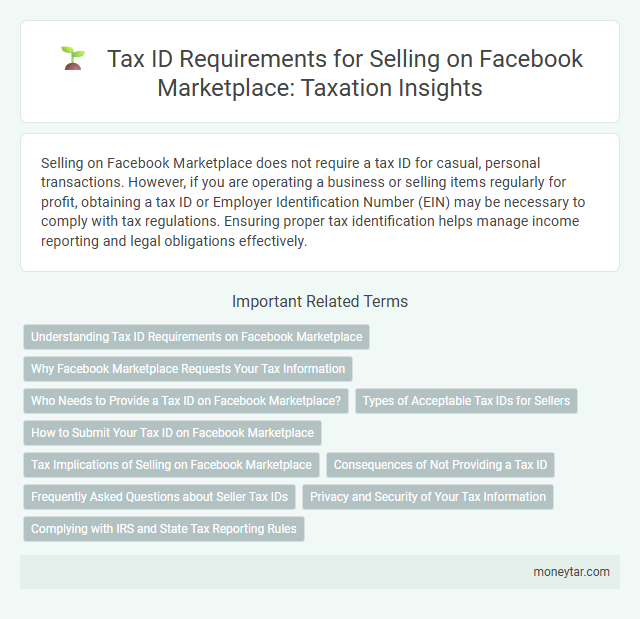 Tax ID Requirements for Selling on Facebook Marketplace: Taxation Insights