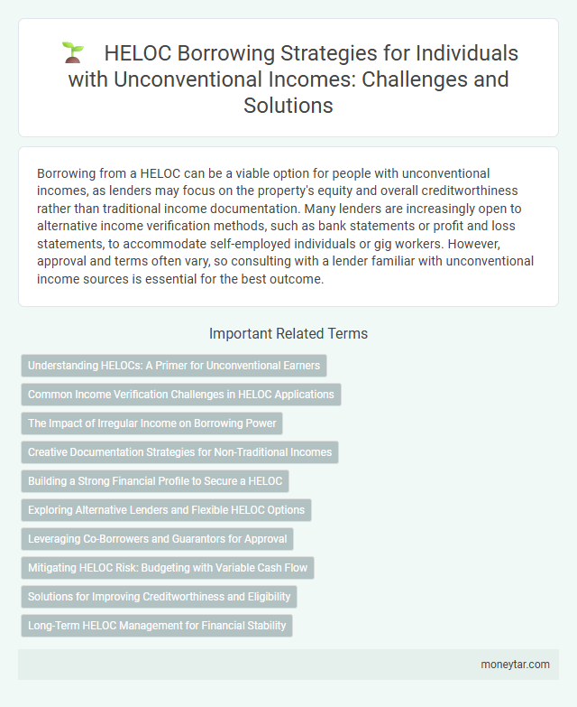 HELOC Borrowing Strategies for Individuals with Unconventional Incomes: Challenges and Solutions