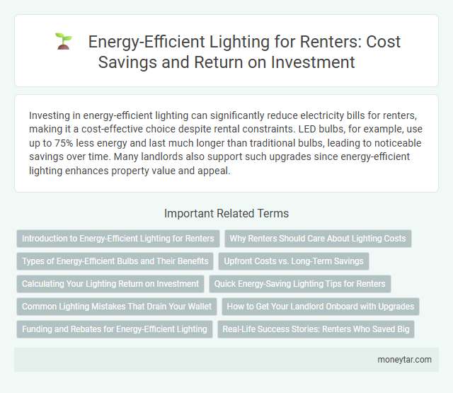 Energy-Efficient Lighting for Renters: Cost Savings and Return on Investment
