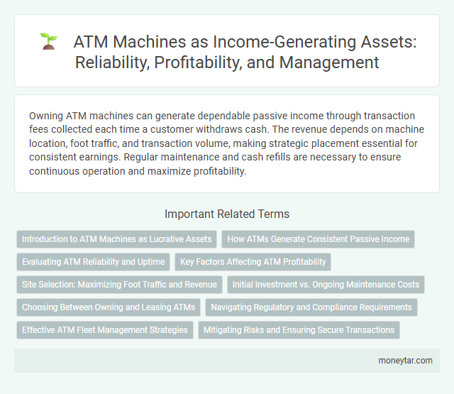 ATM Machines as Income-Generating Assets: Reliability, Profitability, and Management