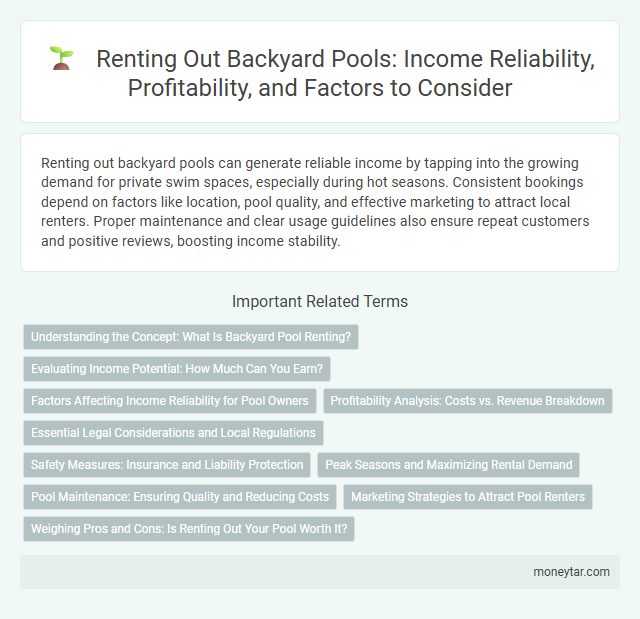 Renting Out Backyard Pools: Income Reliability, Profitability, and Factors to Consider