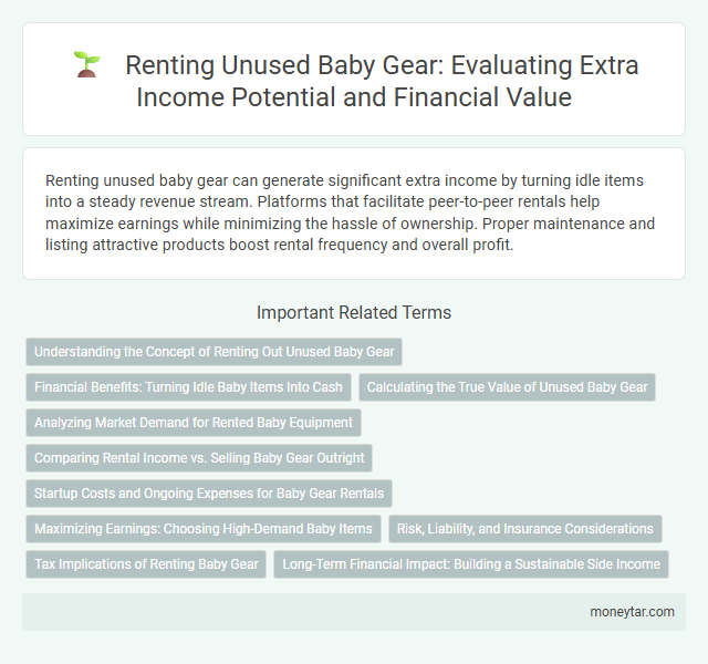 Renting Unused Baby Gear: Evaluating Extra Income Potential and Financial Value